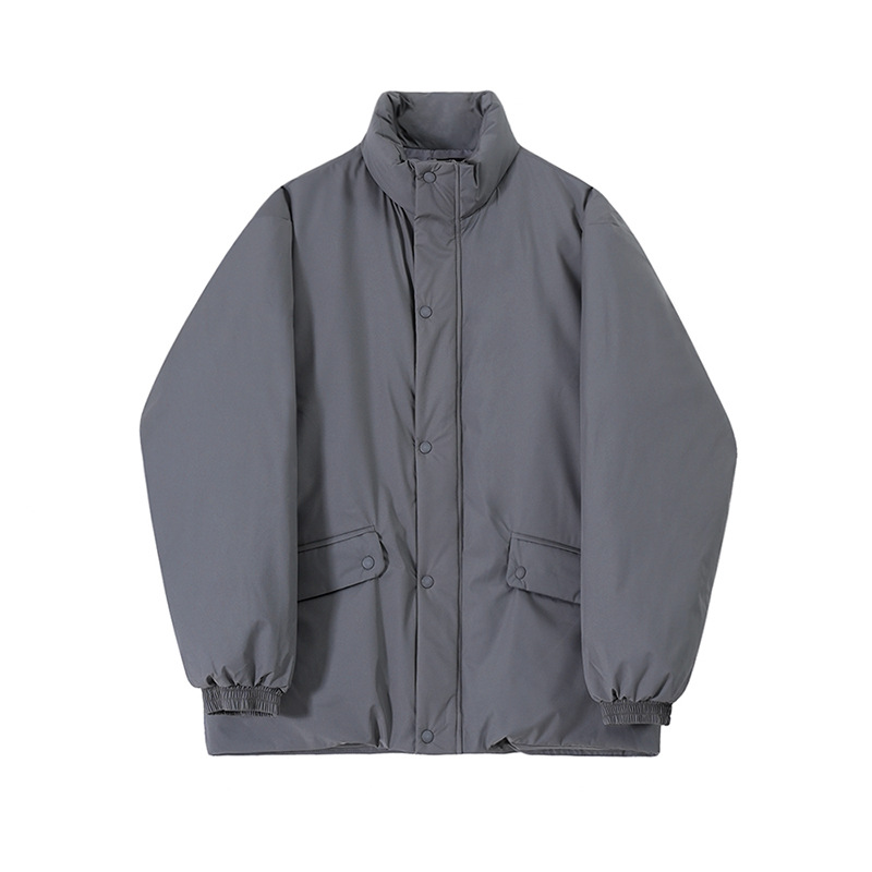 MYQ de alto grado de cuello alto de algodón acolchado abrigo de invierno cálido abrigo de los Hombres estilo coreano suelta de moda de algodón acolchado abrigo engrosada Chaqueta de algodón acolchado