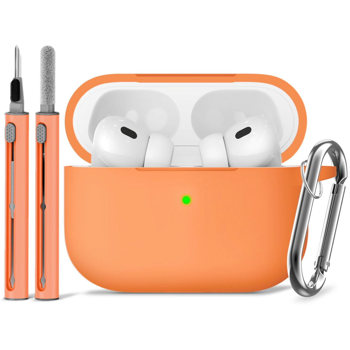 Funda Protectora de Silicona de una Pieza para Apple Airpods Pro3 2025, Color Puro, para Auriculares Bluetooth