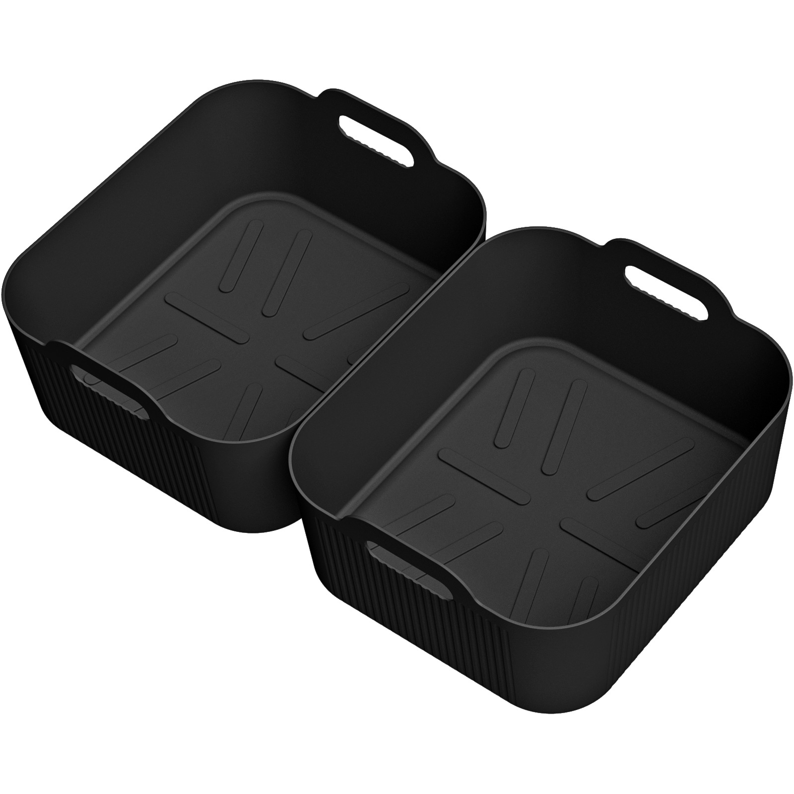 Grenzüberschreitende Luftfritteuse-Kochschale Airfryersiliconepo Luftfritteuse-Silikonschale Silikon-Friteuse-Unterlage