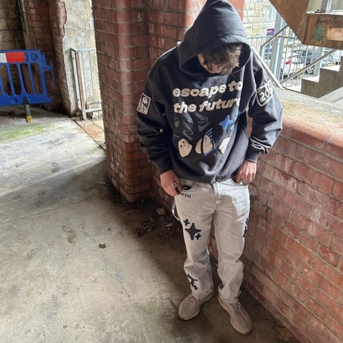 American streetwear brand BROKEN PLANET MARKET BPM men's winter and autumn couple's hooded sweatshirt for women