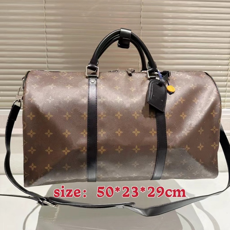2025 新しい Keepall50 トラベルバッグ荷物バッグ大容量ビジネストラベルバッグハンドバッグフィットネスバッグ|undefined