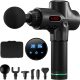 Factory direct fascia gun brushless smart touch screen massage gun cross-border wholesale muscle relaxation fitness massage equipment