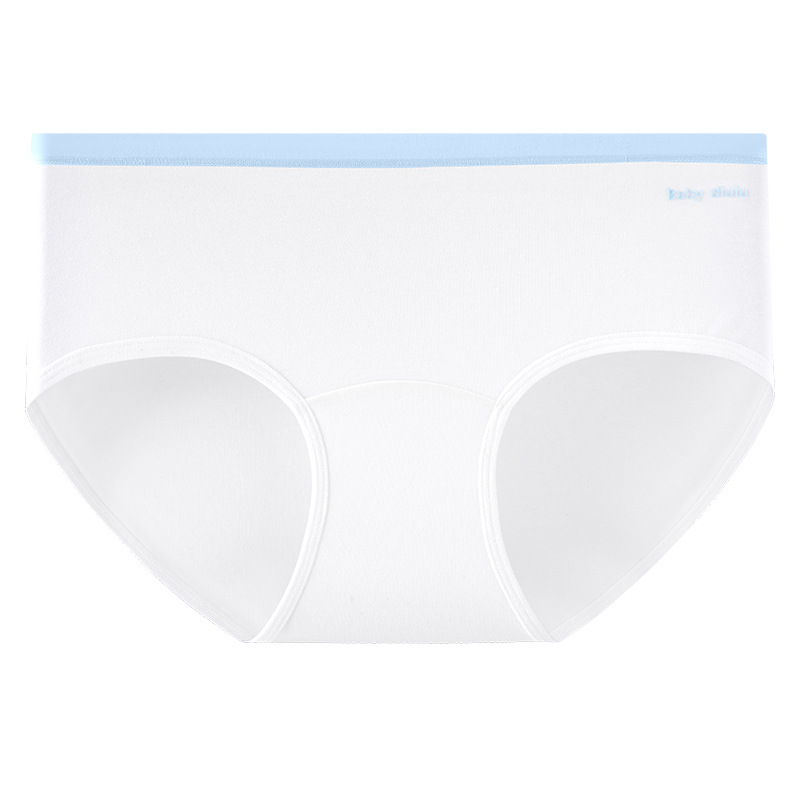 Ropa interior mujer algodón puro antibacteriano entrepierna de algodón 2024 nueva cintura media niña sin costuras calzoncillos pantalones cortos cabeza refrescante