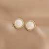 South Korean goods from pearl, small brand diamond earrings with tassels, Korean style, Chanel style