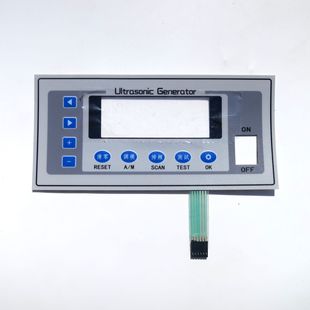 Electronic Equipment Membrane Switch, Silk Screen Pvc Button Control Panel, Instrument Equipment Control Panel Sticker