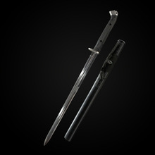 外贸回货战术博信长剑龙泉手工一体刀剑户外宝剑钢剑批发未开刃
