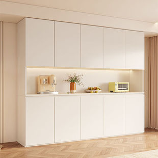 Sideboard High Cabinet Wall Integrated Living Room Dining Room Storage Cabinet Modern Simple Kitchen Cabinet Wine Cabinet New Style Tea