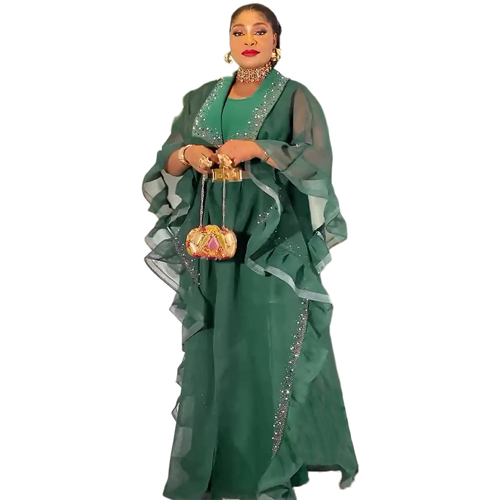 Cross-border Foreign Trade Middle Eastern Muslim Robe Cardigan European And American Dubai Elegant Women's Dress_ecoleips.com