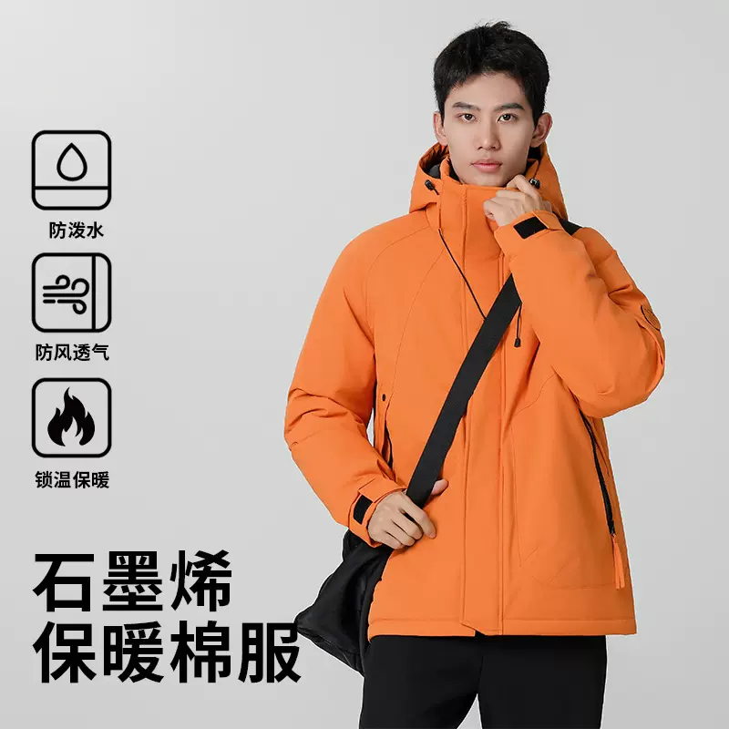 包邮棉衣新款胖大码抗寒冬季加肥立体贴袋男装时尚2025品质潮2025