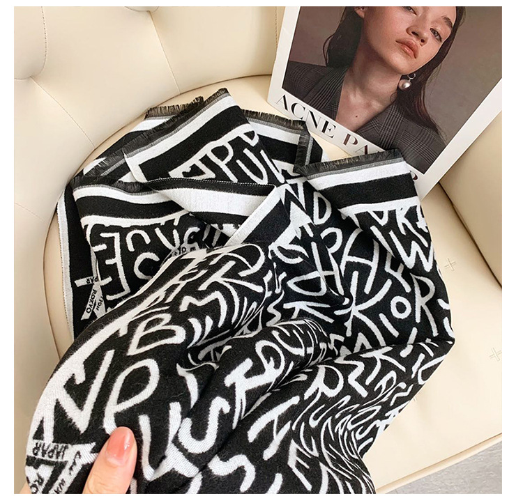 Cachecol em caxemira elegante para mulher xale versátil_voghion.com