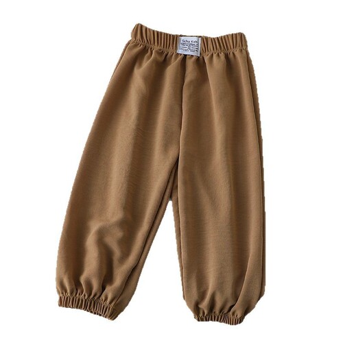 2025 Mosquito-Proof Pants Summer Children's Long Pants Thin Men's and Women's Single Pants Wide Leg Pants Loose Pants Baby Outerwear