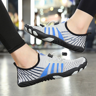 2022 New Beach River Tracing Shoes Cross-Border Large Size Five-Finger Shoes Wading Shoes Swimming Shoes Climbing Shoes Men Breathable