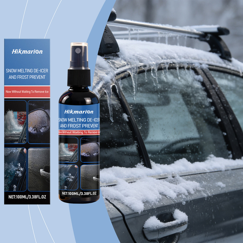 Hikmarion Car De-Icing and Snow-Melting Agent, Winter Cleaning Agent for Car Windows, Snow-Melting Spray, Anti-Frost and Anti-Freeze Spray for Cars Hikmarion Car De-Icing and Snow-Melting Agent, Winter Cleaning Agent for Car Windows, Snow-Melting Spray, Anti-Frost and Anti-Freeze Spray for Cars