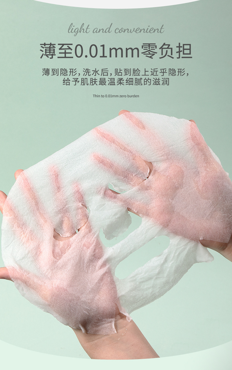 LMLTOP 30-piece compressed mask granule set DIY Beauty tools Non-woven fabric mask Paper Mask Bowl SY437 details Picture