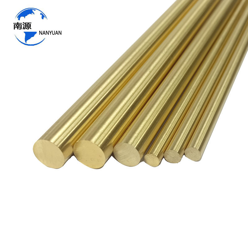 Brass rod h59 national standard brass rod h62 solid brass rod c3604 brass rod can be drawn straight texture