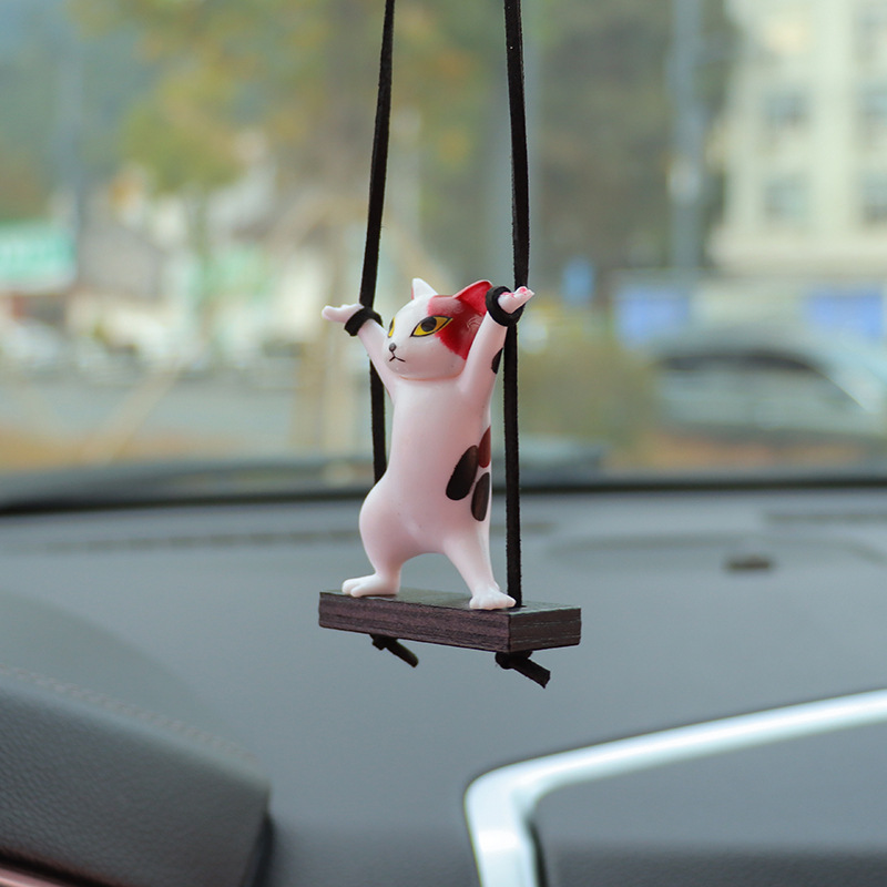 Twisted Waist Cat Car Pendant Car Interior Decoration Supplies Car Pendant Pendant Car Charms Car Supplies Batch