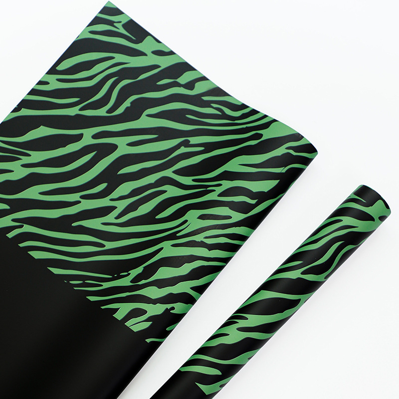 Huaxi Yuyin serie zebra flor de papel de embalaje comercio exterior transfronterizo al por mayor florista de material de ramo de flores