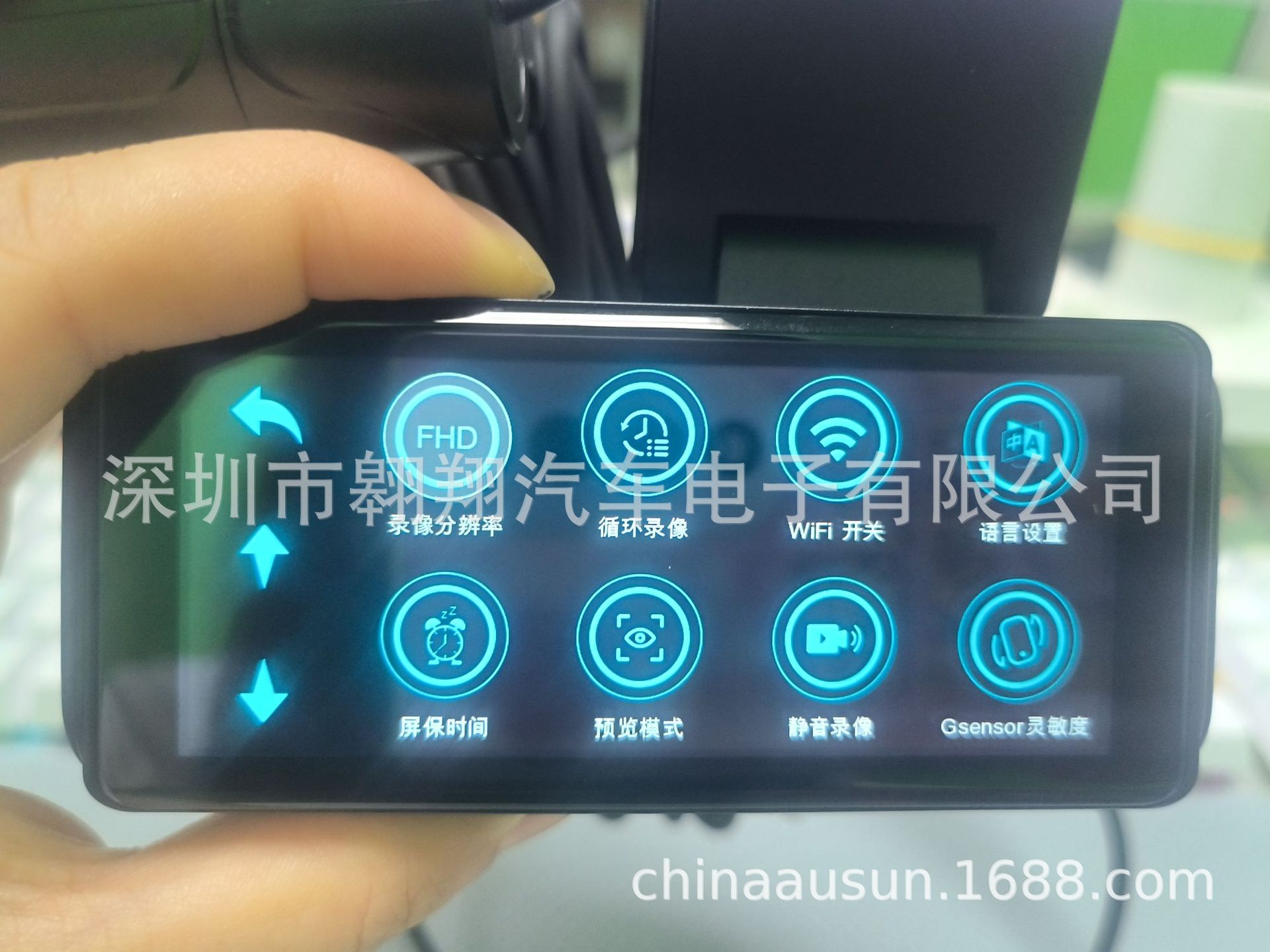 Cross-Border New Model Wifi Recorder with Mobile Phone Connectivity, Gps Parking Monitoring, High-Definition Driving Recorder 4Kadas