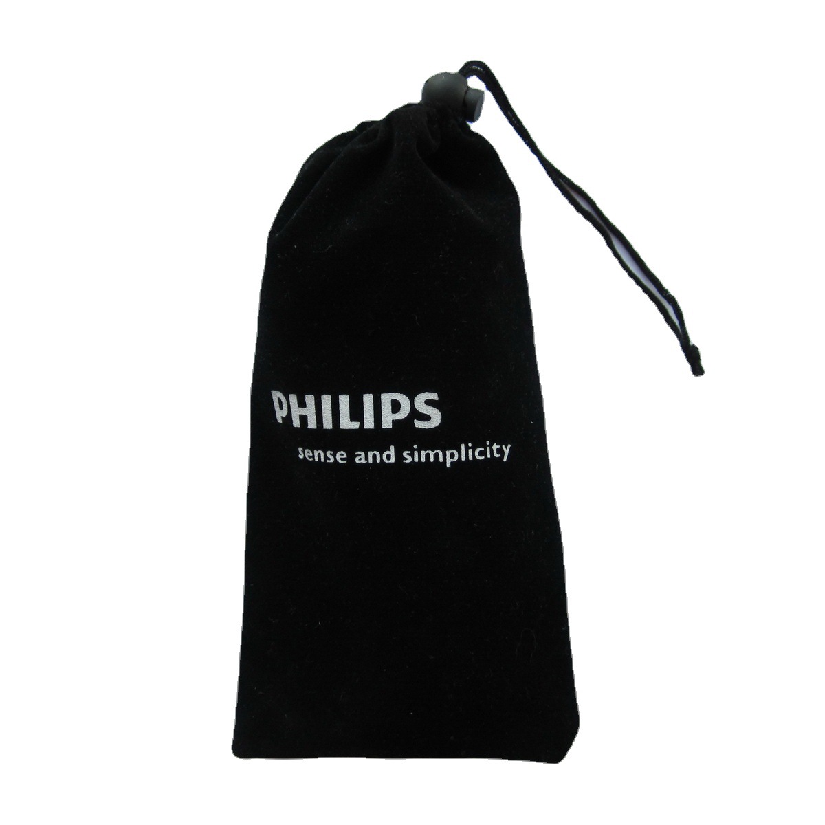 现货套塑料袋 黑色飞利浦束口绒布袋 RQ310工厂批发剃须刀收纳袋