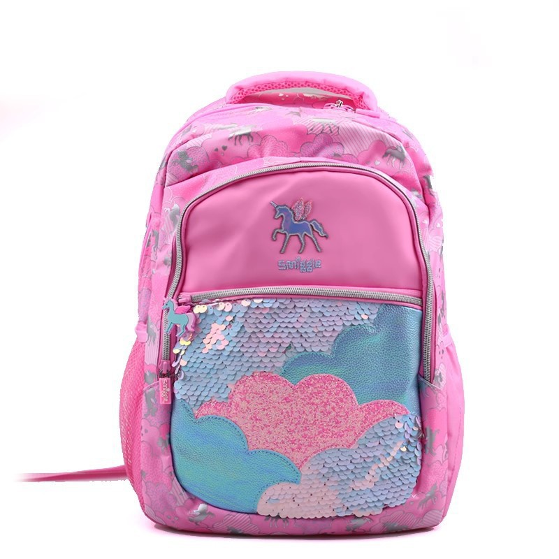 Australia smiggle bolsas escolares grandes estudiantes de primaria mochila para hombres y mujeres KT Steely sirena caricatura de gran capacidad