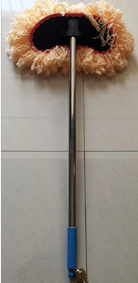 찐 노란색 실크 워터 브러시 70cm(헤드 + 폴)