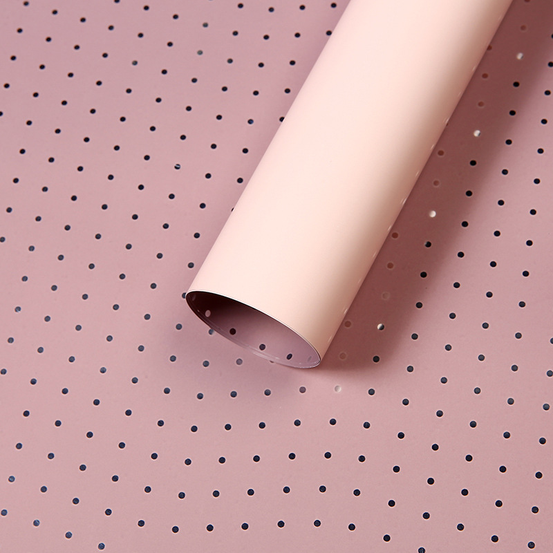 Huaxi Armani punto pequeño papel de embalaje de flores plástico de aluminio de aluminio OPP florista de alta calidad materiales de flor al por mayor