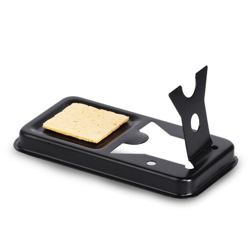 Soldering iron stand simple bracket soldering iron table fixed rack solder YS type stainless steel shelf all metal soldering iron stand