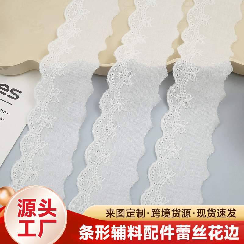 Manufacturer of Lace Trim Strips, Accessories, Embroidered Lace Trim, Children's Clothing, Dresses, Clothing Accessories Wholesale