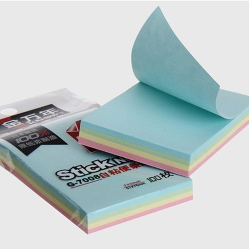 [Multiple Specifications] Colored Post-it Notes Morandi Color Note Notes Message Note Paper can be stuck n times with stickers and strips