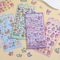 サンリオ クロメメロディー 3D 立体レリーフステッカー 防水 かわいい 子供 女の子 漫画 ハンドブック 装飾