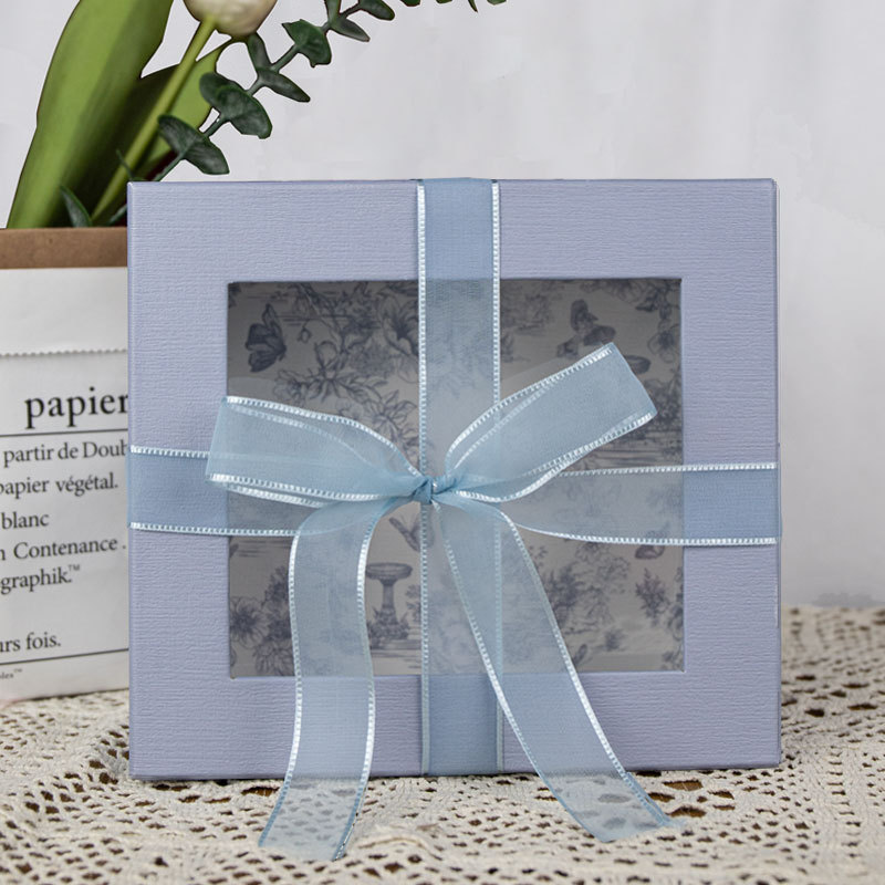 Nuevo spot ventana caja de regalo perfume cosmético caja de regalo cubierta del cielo caja de embalaje de regalo creativo fabricante al por mayor
