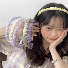 超仙髪カードのサテンのしわのカチューシャ