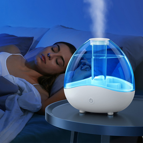  New Model Humidifier Creative Aroma Night Light Transparent Ultrasonic Mist Silent Office 1.5L Factory Wholesale
