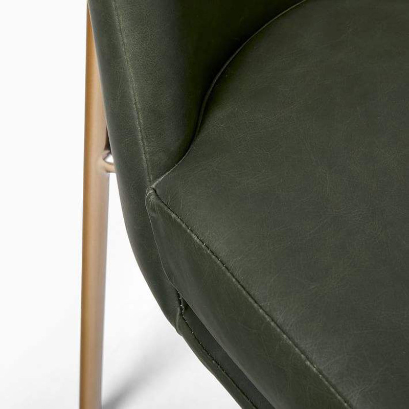 Transfronterizo Lotte exporta sillas de respaldo de hierro forjado sillas de mesa de comedor de lujo ligero sillas de alto nivel sillas de comedor de comercio exterior