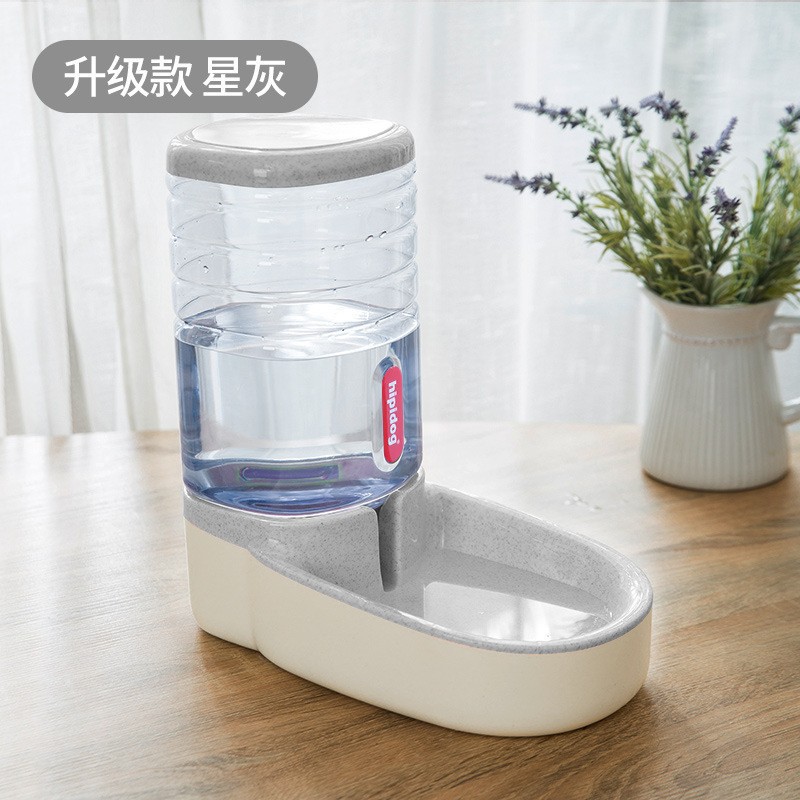 Alimentar automáticamente agua potable transfronteriza para mascotas en el hogar tazón de agua tazón de grano 4L gran capacidad para perros y gatos beber agua para comer