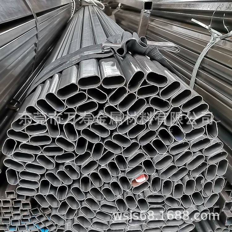 佛山专供 家具铁管圆铁管光亮管 Q195方矩管扶手形管家具异型铁管