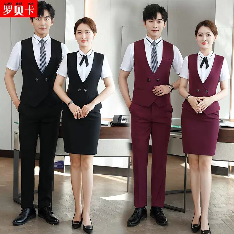 Профессиональный жилет леди 2023 новый весенний летний отдел продаж недвижимости продает женскую рабочую одежду