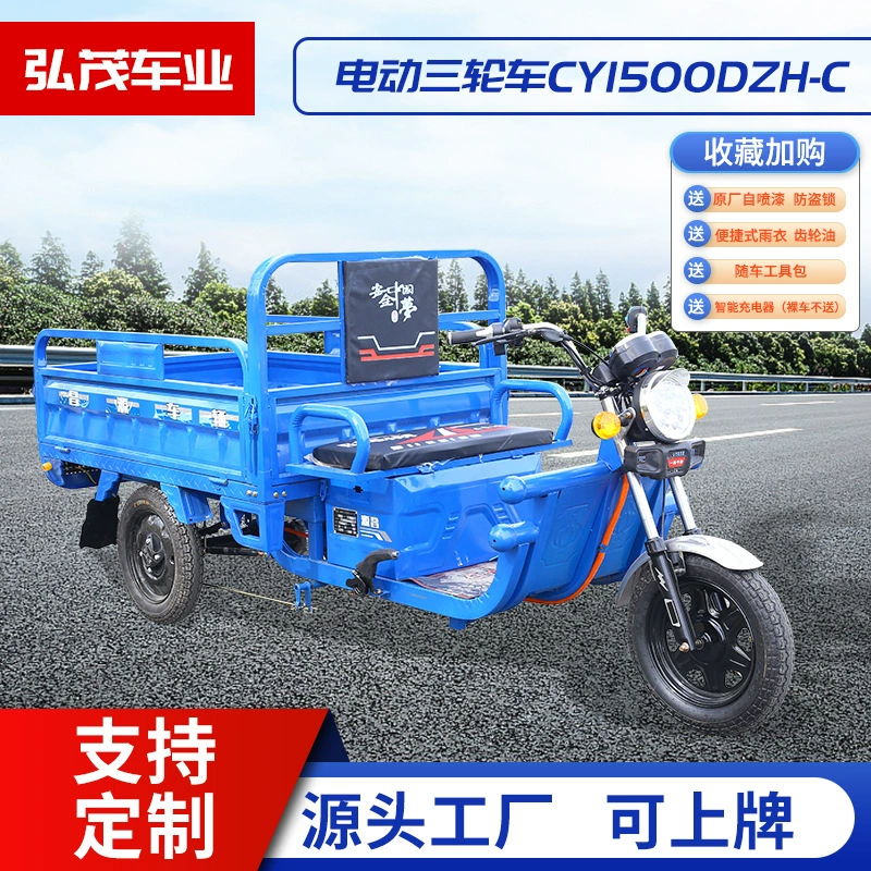 CY1500DZH-C новый электрический трехколесный трехколесный велосипед