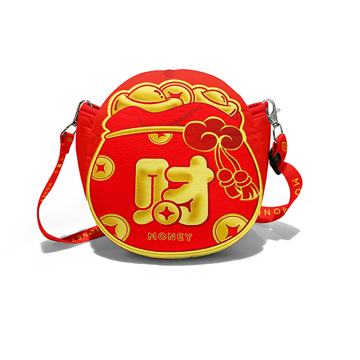 2024 Año Nuevo rojo sobre regalo bolso bandolera para niños bolsa de la suerte festivo bebé Festival de Primavera regalo de Año Nuevo Rojo Sobre Bolsa