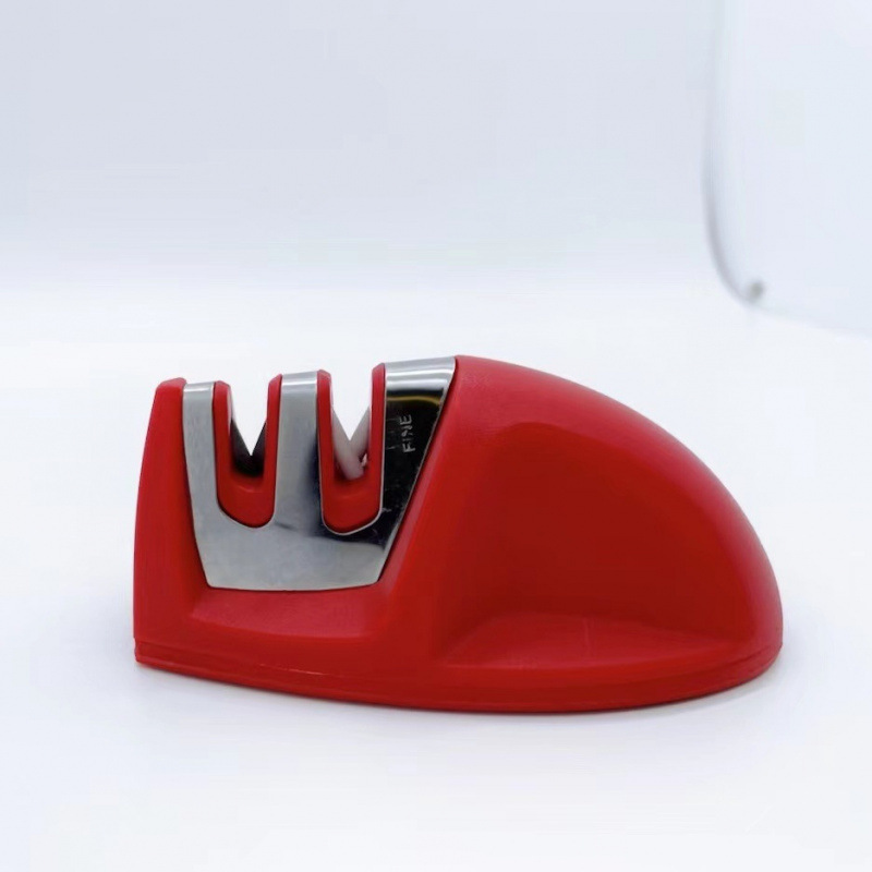 Mini afilador de cuchillos, cuchillo doméstico portátil para exteriores, piedra de afilar rápida, duradera y simple