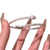 Silver universal design adjustable high quality bracelet, simple and elegant design