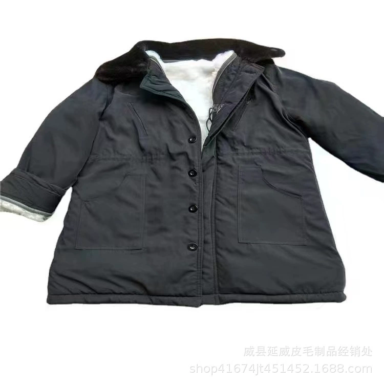 Оптовая Продажа с фабрики шуба из овчины Средняя зимняя утолщенная шуба из овчины большое количество Congyou