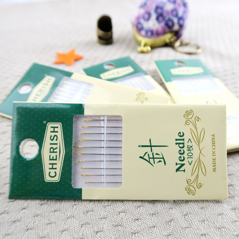 Factory direct sales cherished hand embroidery needle bag household sewing embroidery needle cross stitch tool stainless steel probe needle