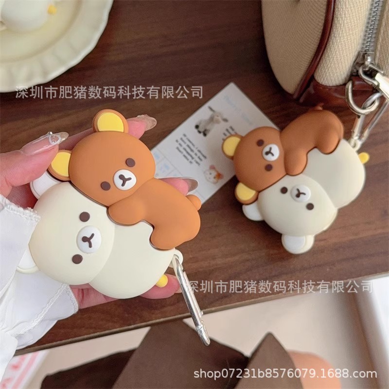 新しい漫画のパターンに適した airpods4 Bluetooth ヘッドフォン カバー Apple 2/3/pro クリエイティブ シリコーン保護カバー|undefined