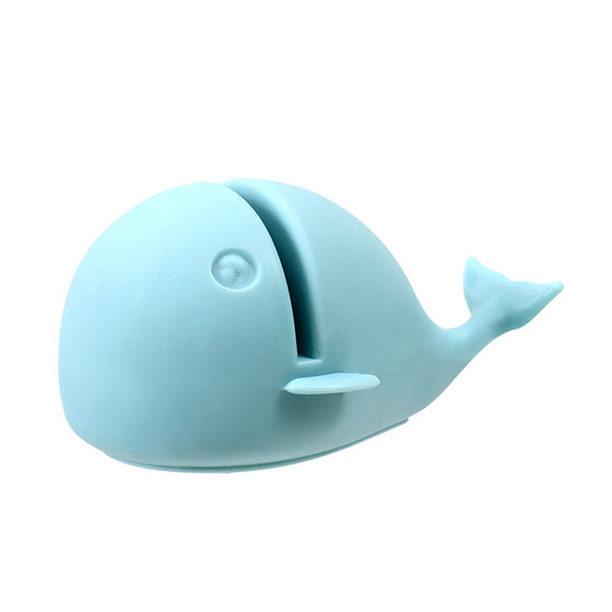 Creative small whale knife sharpening artifact three-color cartoon whale small sharpening stone household kitchen quick sharpener