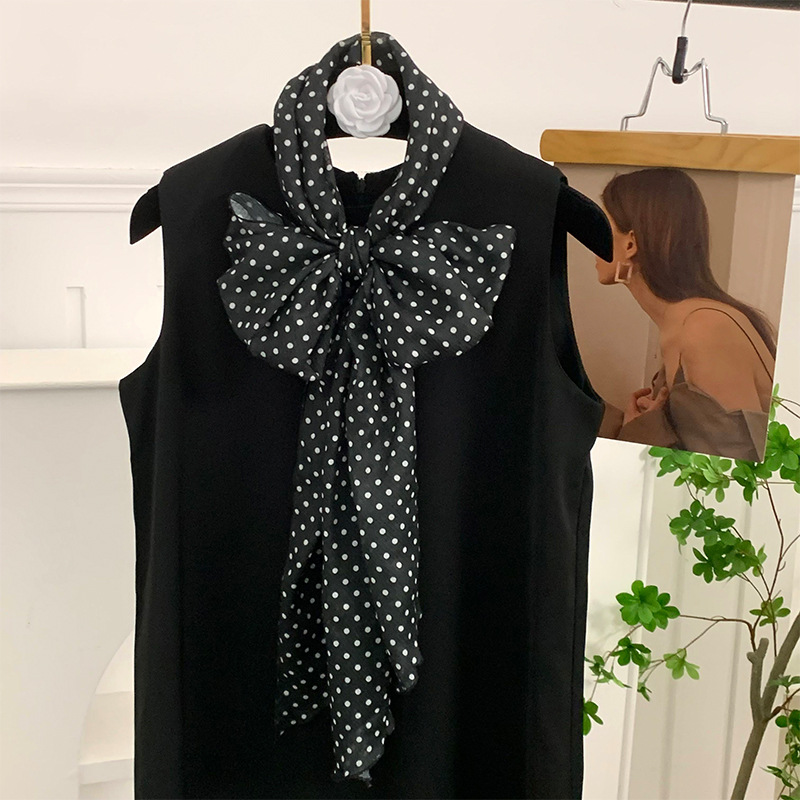 Bufandas de seda de punto de onda de alta calidad nueva moda de moda delgada bufandas de cuello bufandas decoración multifuncional cinturón