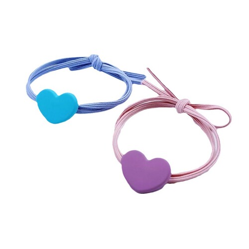 Korean style colorful love hair tie, simple high elastic hair tie for women, ponytail, ball head, rubber band hair accessories, hair tie