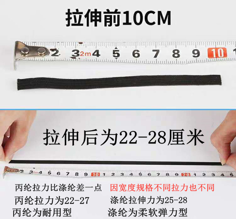 Cinturón de caballo elástico ancho plano de tres colores negro y blanco azul bebé banda de goma accesorios de ropa en stock origen al por mayor