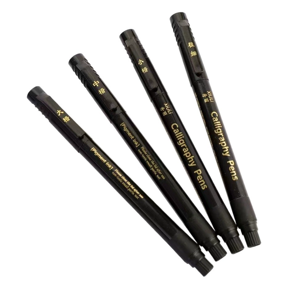 Новая ручка для каллиграфии Xiuli может быть добавлена с чернилами для студентов, чтобы практиковать каллиграфию Ручка Xiuli постоянно пишет каллиграфию
