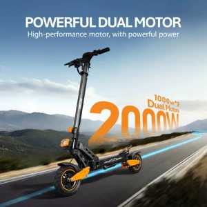 Mountain Off-Road Electric Scooter with Long Range, 2000W Motor, High Power, Foldable Off-Road Electric Skateboard